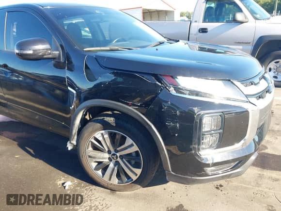 2022 Mitsubishi Outlander SE with VIN JA4APVAU4NU019031, listed as a IAAI auction lot 43127291 with 58,673 mi miles and . Bid and sale history available at DreamBid. Image 6.