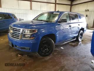 2019 Chevrolet Tahoe Commercial with VIN 1GNSKDEC4KR409623, listed as a Copart auction lot 80195955 with 122,115 mi miles and Clean title. Bid and sale history available at DreamBid. Image 1.