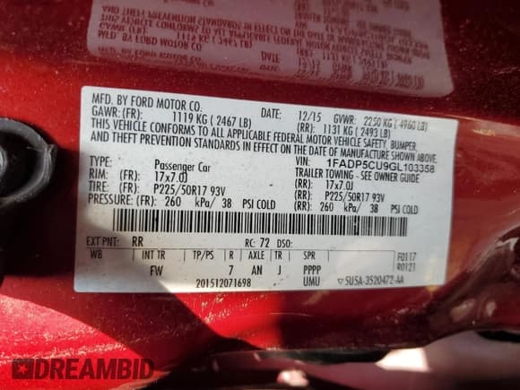 ✅ 2016 Ford C-Max SEL • VIN: 1FADP5CU9GL103358 • Lot: 69976815. Wystawiony na Copart z przebiegiem Nie podano. Bezpłatny archiwum sprzedaży aukcyjnych z USA i szczegółowy raport historii pojazdu na DreamBid. Zdjęcie 12.