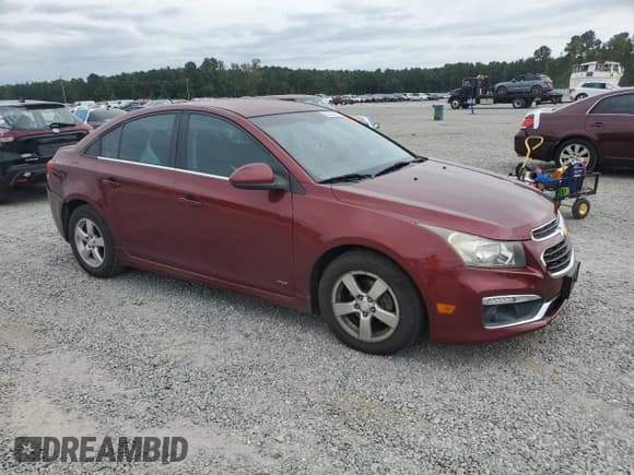✅ 2015 Chevrolet Cruze LT • VIN: 1G1PC5SB2F7222212 • Lot: 80032605. Listed on Copart with 130,910 mi. Free auction sales archive from the USA and detailed vehicle history report at DreamBid. Image 4.