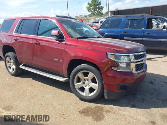 ✅ 2016 Chevrolet Tahoe LT • VIN: 1GNSCBKC7GR210613 • Lot: 42961361. Listed on IAAI with 160,359 mi. Free auction sales archive from the USA and detailed vehicle history report at DreamBid. Image 1.