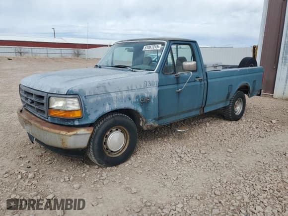 ✅ 1993 Ford F-150 • VIN: 1FTDF15Y4PLA22578 • Lot: 51087015. Listed on Copart with 79,539 mi. Free auction sales archive from the USA and detailed vehicle history report at DreamBid. Image 1.
