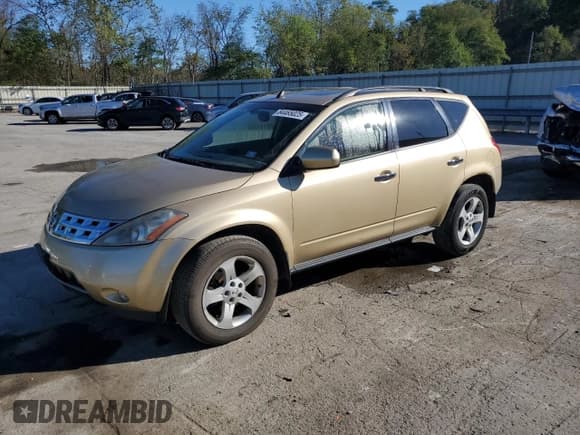 ✅ 2004 Nissan Murano SL • VIN: JN8AZ08W14W326836 • Lot: 84465025. Listed on Copart with 179,366 mi. Free auction sales archive from the USA and detailed vehicle history report at DreamBid. Image 1.