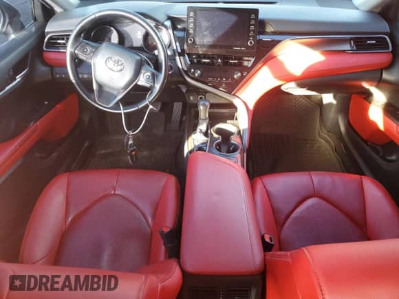 2022 Toyota Camry XSE with VIN 4T1K61AK5NU013156, listed as a Copart auction lot 85874215 with 100,320 mi miles and Salvage title. Bid and sale history available at DreamBid. Image 8.