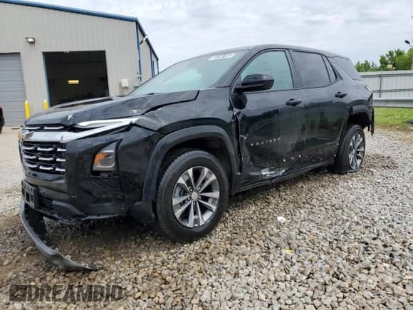 2025 Chevrolet Equinox FWD LT z VIN 3GNAXHEG3SL205331, wystawiony jako Copart lot #58256185 z przebiegiem 15 206 mil mil oraz Czysty tytuł • Clean title. Historia ofert i sprzedaży dostępna na DreamBid. Obrazek 1.