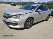 ✅ 2017 Honda Accord LX • VIN: 1HGCR2F33HA075394 • Лот: 85095525. Опубликован ранее на Copart с пробегом 83 250 миль. Бесплатный доступ к архиву аукционных продаж из США и подробный отчёт об истории автомобиля на DreamBid. Изображение 1.