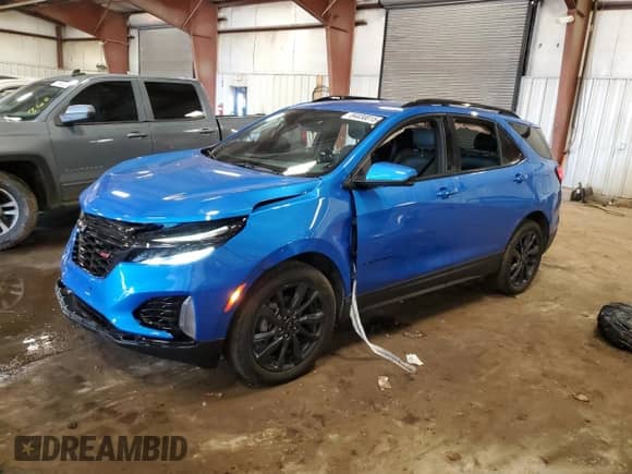 2024 Chevrolet Equinox RS with VIN 3GNAXWEG6RS232690, listed as a Copart auction lot 84030015 with 17,774 mi miles and Clean title. Bid and sale history available at DreamBid. Image 1.