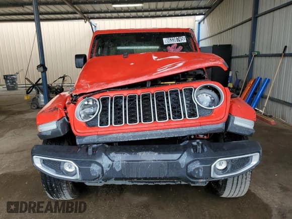 ✅ 2025 Jeep Wrangler Sahara • VIN: 1C4PJXEN4SW556319 • Lot: 86338745. Listed on Copart with 17,780 mi. Free auction sales archive from the USA and detailed vehicle history report at DreamBid. Image 5.