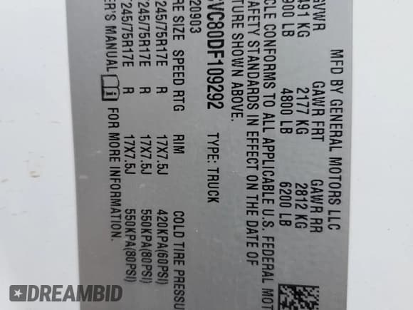 ✅ 2013 Chevrolet Silverado 1500 • VIN: 1GC0CV80DF109292 • Лот: 67983275. Опубликован ранее на Copart с пробегом 349 847 миль. Бесплатный доступ к архиву аукционных продаж из США и подробный отчёт об истории автомобиля на DreamBid. Изображение 12.