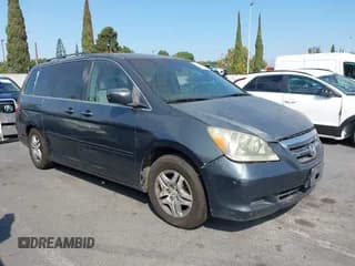 ✅ 2006 Honda Odyssey EX • VIN: 5FNRL38416B436826 • Lot: 43254317. Listed on IAAI with 162,845 mi. Free auction sales archive from the USA and detailed vehicle history report at DreamBid. Image 1.