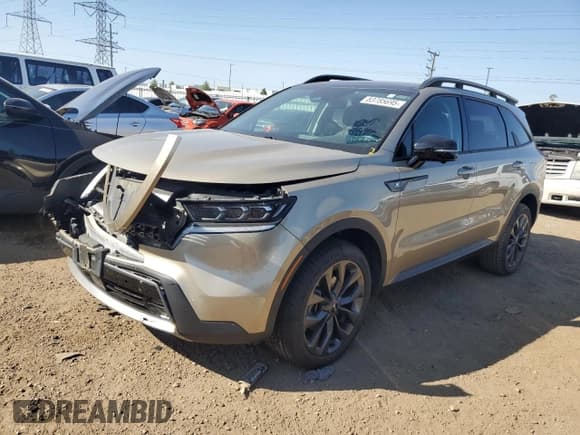 ✅ 2021 Kia Sorento SX Prestige X-Line • VIN: 5XYRKDLF8MG024880 • Lot: 83785695. Listed on Copart with 81,050 mi. Free auction sales archive from the USA and detailed vehicle history report at DreamBid. Image 1.