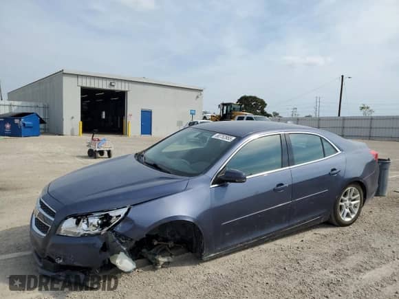 2013 Chevrolet Malibu LT with VIN 1G11C5SA0DF344230, listed as a Copart auction lot 80752955 with Not provided miles and Salvage title. Bid and sale history available at DreamBid. Image 1.