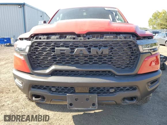 2025 Ram 1500 Rebel z VIN 1C6SRFLP4SN697440, wystawiony jako Copart lot #72078505 z przebiegiem 2 804 mil mil oraz Szkoda całkowita • Salvage title. Historia ofert i sprzedaży dostępna na DreamBid. Obrazek 5.