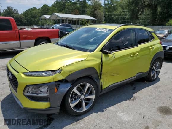 ✅ 2019 Hyundai Kona Limited • VIN: KM8K33A54KU234600 • Lot: 60806143. Wystawiony na Copart z przebiegiem 56 243 mil mil. Skorzystaj z bezpłatnego archiwum sprzedaży aukcyjnych z USA i zobacz szczegółowy raport historii pojazdu na DreamBid. Zdjęcie 1.