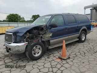 ✅ 2002 Ford Excursion Limited • VIN: 1FMNU42F22ED01888 • Лот: 56723385. Опубликован ранее на Copart с пробегом 343 785 миль. Бесплатный доступ к архиву аукционных продаж из США и подробный отчёт об истории автомобиля на DreamBid. Изображение 1.