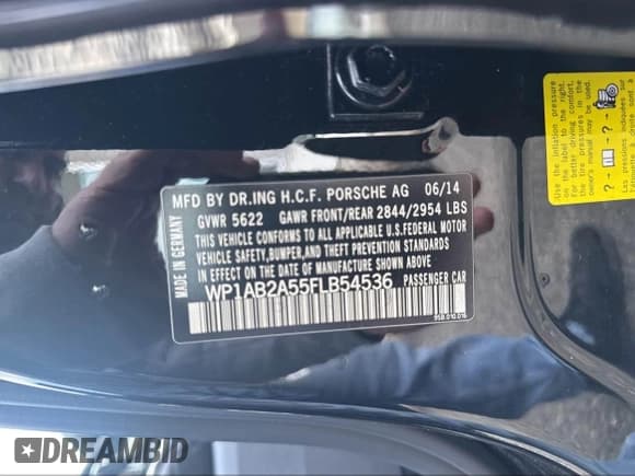 ✅ 2015 Porsche Macan S • VIN: WP1AB2A55FLB54536 • Лот: 42045646. Опубликован ранее на IAAI с пробегом 147 631 миль. Бесплатный доступ к архиву аукционных продаж из США и подробный отчёт об истории автомобиля на DreamBid. Изображение 9.