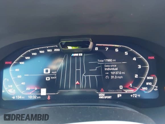 ✅ 2024 BMW M8 Competition • VIN: WBSAE0C00RCR03268 • Lot: 42078712. Listed on IAAI with 17,860 mi. Free auction sales archive from the USA and detailed vehicle history report at DreamBid. Image 7.