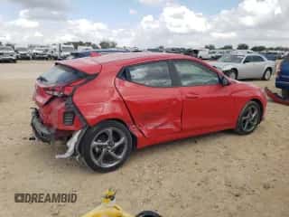 2019 Hyundai Veloster 2.0 с VIN KMHTG6AF1KU006508, выставлен на аукционе Copart как лот 78395834 с пробегом 20 569 миль миль и Списание • Salvage title. История ставок и продаж доступна на DreamBid. Изображение 3.