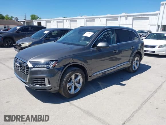 ✅ 2023 Audi Q7 Premium • VIN: WA1AXBF76PD025384 • Лот: 41838885. Опубликован ранее на IAAI с пробегом 23 857 миль. Бесплатный доступ к архиву аукционных продаж из США и подробный отчёт об истории автомобиля на DreamBid. Изображение 2.