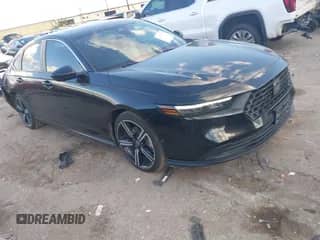 2023 Honda Accord Sport с VIN 1HGCY2F5XPA021349, выставлен на аукционе IAAI как лот 43313057 с пробегом 56 964 миль миль и . История ставок и продаж доступна на DreamBid. Изображение 1.