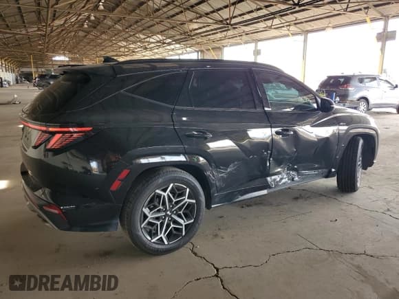 ✅ 2023 Hyundai Tucson N Line • VIN: KM8JF3AE6PU183613 • Lot: 56430675. Wystawiony na Copart z przebiegiem 61 595 mil. Bezpłatny archiwum sprzedaży aukcyjnych z USA i szczegółowy raport historii pojazdu na DreamBid. Zdjęcie 3.