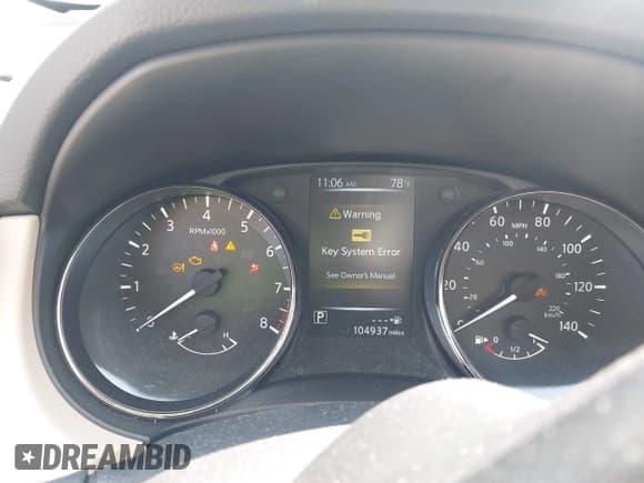 ✅ 2017 Nissan Rogue SV • VIN: JN8AT2MT9HW151511 • Lot: 43174081. Listed on IAAI with 104,937 mi. Free auction sales archive from the USA and detailed vehicle history report at DreamBid. Image 7.