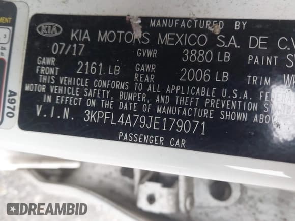 ✅ 2018 Kia Forte LX • VIN: 3KPFL4A79JE179071 • Лот: 43771306. Опубликован ранее на IAAI с пробегом 145 754 миль. Бесплатный доступ к архиву аукционных продаж из США и подробный отчёт об истории автомобиля на DreamBid. Изображение 9.