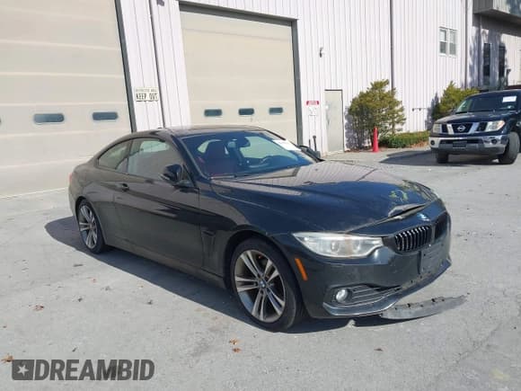 ✅ 2014 BMW 4 Series 428i xDrive • VIN: WBA3N9C5XEK244595 • Lot: 43635632. Listed on IAAI with 116,255 mi. Free auction sales archive from the USA and detailed vehicle history report at DreamBid. Image 1.