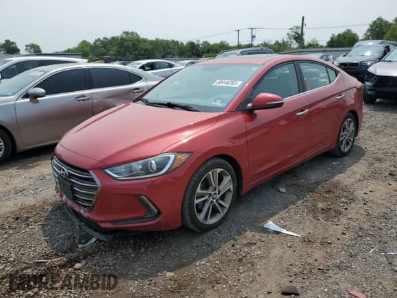2017 Hyundai Elantra SE with VIN 5NPD84LF0HH010978, listed as a Copart auction lot 60446265 with 78,299 mi miles and Salvage title. Bid and sale history available at DreamBid. Image 1.