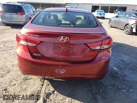 ✅ 2013 Hyundai Elantra GLS • VIN: 5NPDH4AE7DH340220 • Lot: 90479195. Listed on Copart with 201,358 mi. Free auction sales archive from the USA and detailed vehicle history report at DreamBid. Image 6.