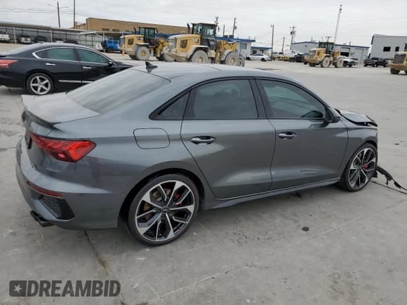 ✅ 2023 Audi S3 Prestige • VIN: WAUJ3DGY5PA099401 • Лот: 43055445. Опубликован ранее на Copart с пробегом 16 731 миль. Бесплатный доступ к архиву аукционных продаж из США и подробный отчёт об истории автомобиля на DreamBid. Изображение 3.