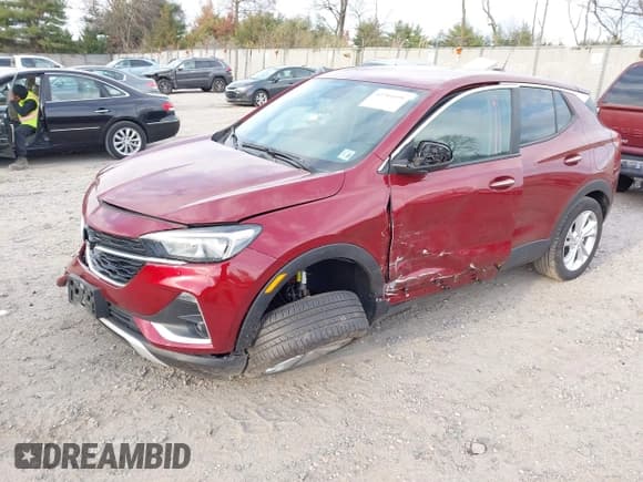 ✅ 2023 Buick Encore GX Preferred • VIN: KL4MMBS28PB050797 • Lot: 43701491. Listed on IAAI with 20,731 mi. Free auction sales archive from the USA and detailed vehicle history report at DreamBid. Image 2.