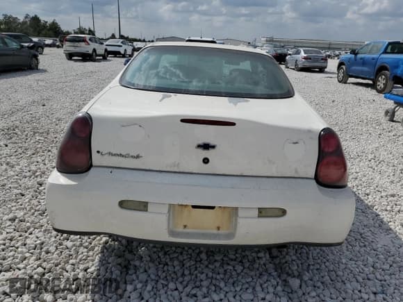 ✅ 2001 Chevrolet Monte Carlo LS • VIN: 2G1WW12E319288006 • Lot: 89816335. Listed on Copart with Not provided. Free auction sales archive from the USA and detailed vehicle history report at DreamBid. Image 6.