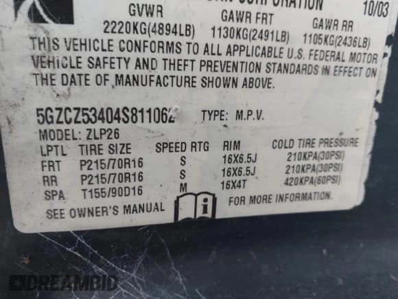 ✅ 2004 Saturn VUE V6 • VIN: 5GZCZ53404S811062 • Lot: 41829695. Wystawiony na IAAI z przebiegiem Nie podano. Bezpłatny archiwum sprzedaży aukcyjnych z USA i szczegółowy raport historii pojazdu na DreamBid. Zdjęcie 9.