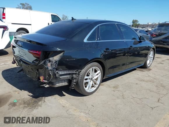 ✅ 2023 Audi A4 S line Premium Plus • VIN: WAUEAAF45PN001447 • Lot: 42843345. Listed on IAAI with 13,313 mi. Free auction sales archive from the USA and detailed vehicle history report at DreamBid. Image 4.