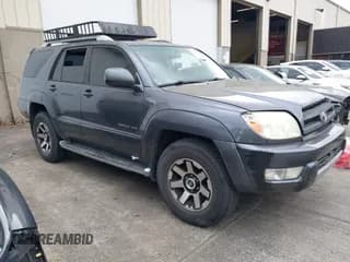 ✅ 2003 Toyota 4Runner Limited • VIN: JTEBT17R630006282 • Lot: 42506243. Listed on IAAI with Not provided. Free auction sales archive from the USA and detailed vehicle history report at DreamBid. Image 1.