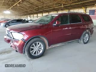 2017 Dodge Durango SXT with VIN 1C4RDHAG2HC850552, listed as a Copart auction lot 85598545 with 144,477 mi miles and Salvage title. Bid and sale history available at DreamBid. Image 1.