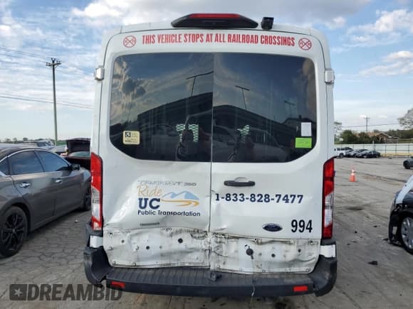 ✅ 2021 Ford Transit • VIN: 1FDAX2CG2MKA23709 • Lot: 74054214. Listed on Copart with 105,503 mi. Free auction sales archive from the USA and detailed vehicle history report at DreamBid. Image 6.