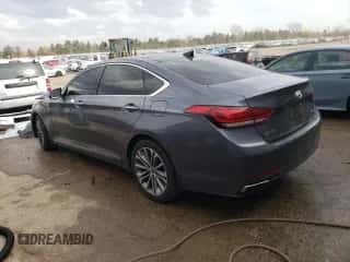 2015 Hyundai Genesis 3.8L z VIN KMHGN4JEXFU101125, wystawiony jako Copart lot #77968564 z przebiegiem 32 522 mil mil oraz Szkoda całkowita • Salvage title. Historia ofert i sprzedaży dostępna na DreamBid. Obrazek 2.