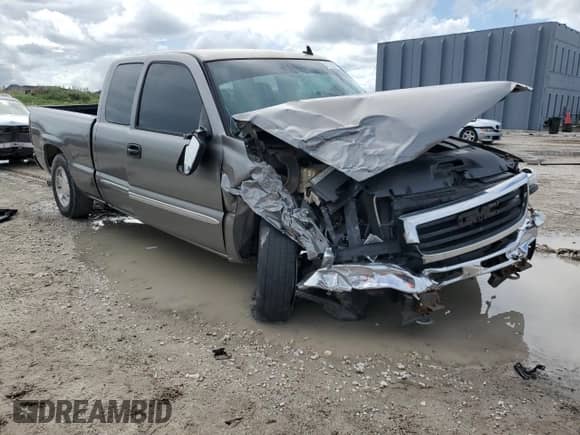 2006 GMC Sierra 1500 SLE1 with VIN 1GTEC19V86Z222677, listed as a Copart auction lot 77193114 with Not provided miles and Salvage title. Bid and sale history available at DreamBid. Image 4.