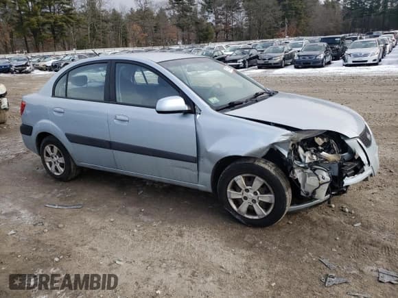 ✅ 2007 Kia Rio LX • VIN: KNADE123076228293 • Lot: 42187235. Listed on Copart with 77,292 mi. Free auction sales archive from the USA and detailed vehicle history report at DreamBid. Image 4.
