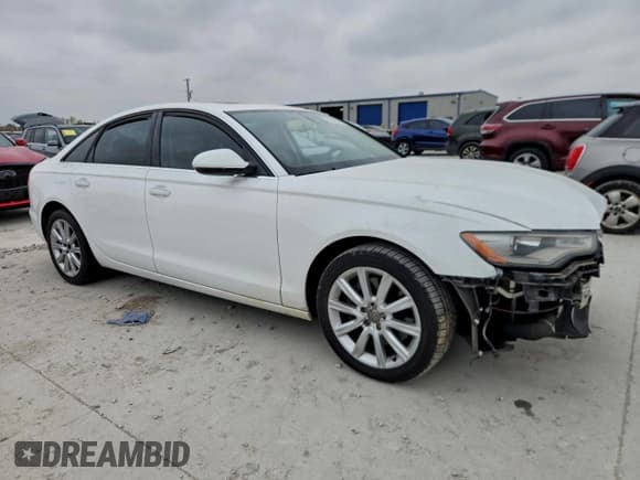 ✅ 2014 Audi A6 Premium Plus • VIN: WAUGFAFC2EN136481 • Lot: 95015365. Listed on Copart with Not provided. Free auction sales archive from the USA and detailed vehicle history report at DreamBid. Image 4.