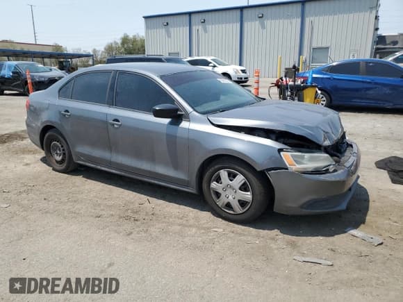 ✅ 2012 Volkswagen Jetta S • VIN: 3VW1K7AJ6CM427793 • Lot: 63453525. Listed on Copart with 142,085 mi. Free auction sales archive from the USA and detailed vehicle history report at DreamBid. Image 4.