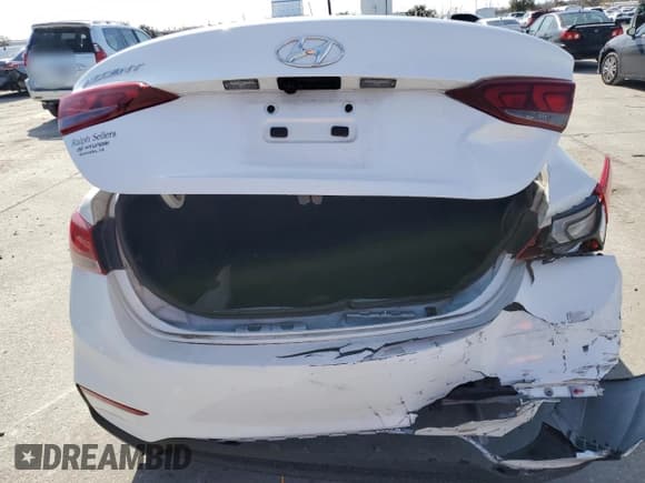 ✅ 2022 Hyundai Accent SE • VIN: 3KPC24A67NE180142 • Лот: 42491655. Опубликован ранее на Copart с пробегом 16 735 миль. Бесплатный доступ к архиву аукционных продаж из США и подробный отчёт об истории автомобиля на DreamBid. Изображение 6.
