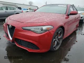 ✅ 2018 Alfa Romeo Giulia Ti Sport • VIN: ZARFAEEN5J7579896 • Lot: 64442182. Listed on Copart with 53,633 mi. Free auction sales archive from the USA and detailed vehicle history report at DreamBid. Image 2.