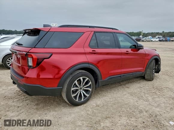 ✅ 2025 Ford Explorer ST-Line • VIN: 1FMUK7KH3SGA91519 • Lot: 94355275. Wystawiony na Copart z przebiegiem 14 877 mil. Bezpłatny archiwum sprzedaży aukcyjnych z USA i szczegółowy raport historii pojazdu na DreamBid. Zdjęcie 3.