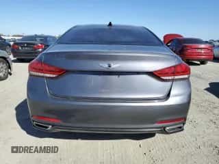 2015 Hyundai Genesis 3.8L z VIN KMHGN4JE2FU077886, wystawiony jako Copart lot #76945744 z przebiegiem 872 mil mil oraz Szkoda całkowita • Salvage title. Historia ofert i sprzedaży dostępna na DreamBid. Obrazek 6.