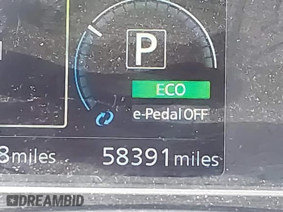 ✅ 2020 Nissan LEAF SL Plus • VIN: 1N4BZ1DP4LC309555 • Lot: 43765719. Listed on IAAI with 58,391 mi. Free auction sales archive from the USA and detailed vehicle history report at DreamBid. Image 15.