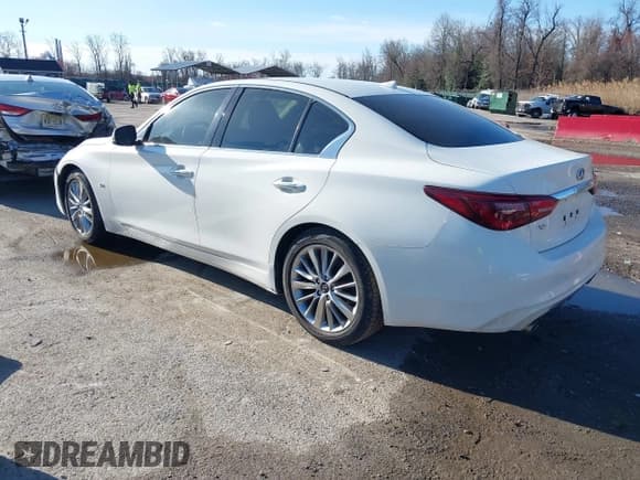 ✅ 2020 Infiniti Q50 Pure • VIN: JN1EV7AP6LM207147 • Лот: 41793447. Опубликован ранее на IAAI с пробегом 78 580 миль. Бесплатный доступ к архиву аукционных продаж из США и подробный отчёт об истории автомобиля на DreamBid. Изображение 3.