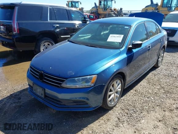 ✅ 2015 Volkswagen Jetta SE • VIN: 3VWD17AJXFM291558 • Lot: 43567955. Listed on IAAI with 222,880 mi. Free auction sales archive from the USA and detailed vehicle history report at DreamBid. Image 2.